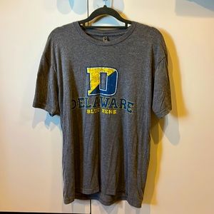 Light gray/blue/yellow Medium Delaware Blue Hens T-Shirt